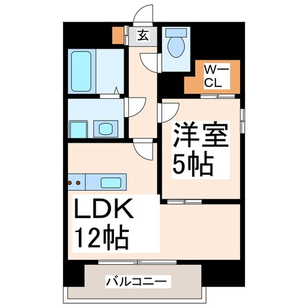 東海学園前駅 徒歩11分 8階の物件間取画像